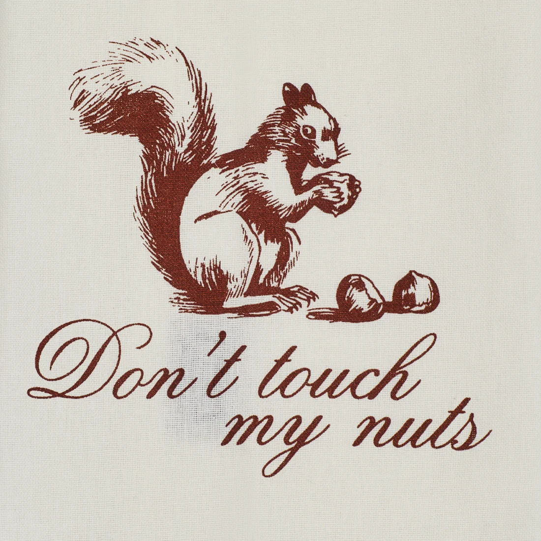 Pleasantries - Don't touch my nuts - tea Towel - Image 4